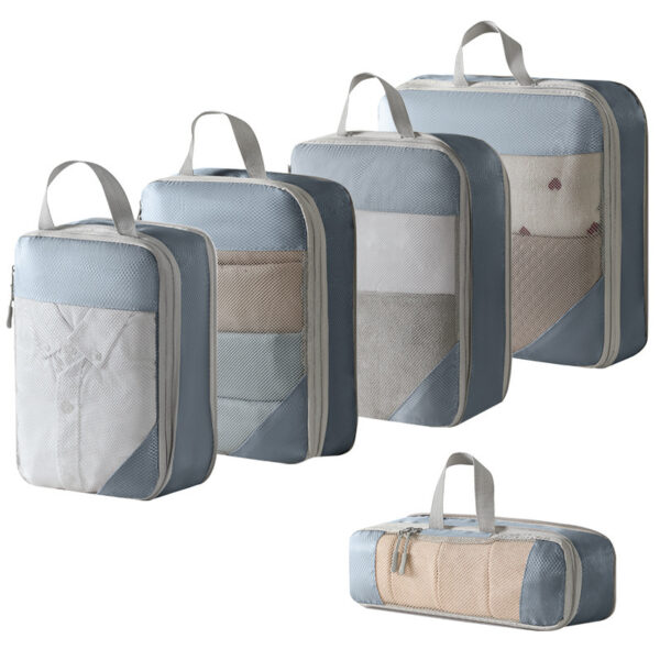 Travel Compression Mesh Storage Bag Suit Combination - Image 2