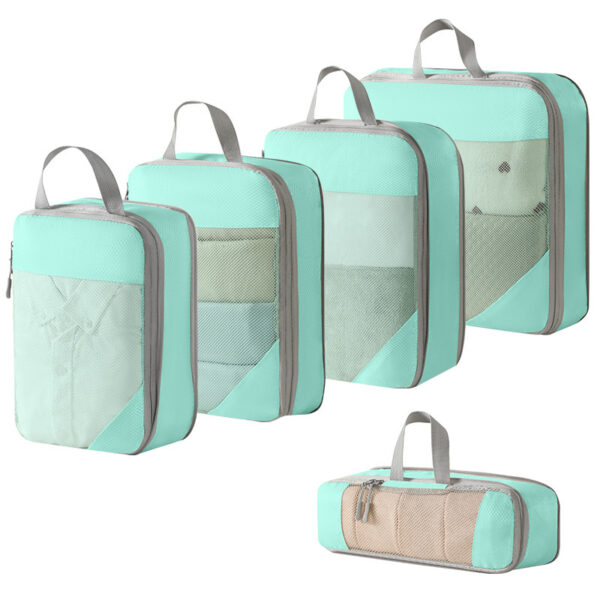 Travel Compression Mesh Storage Bag Suit Combination - Image 5